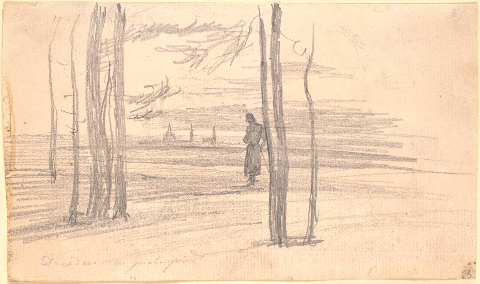 Udsigt over Dresden, Caspar David Friedrich, 1828-1831