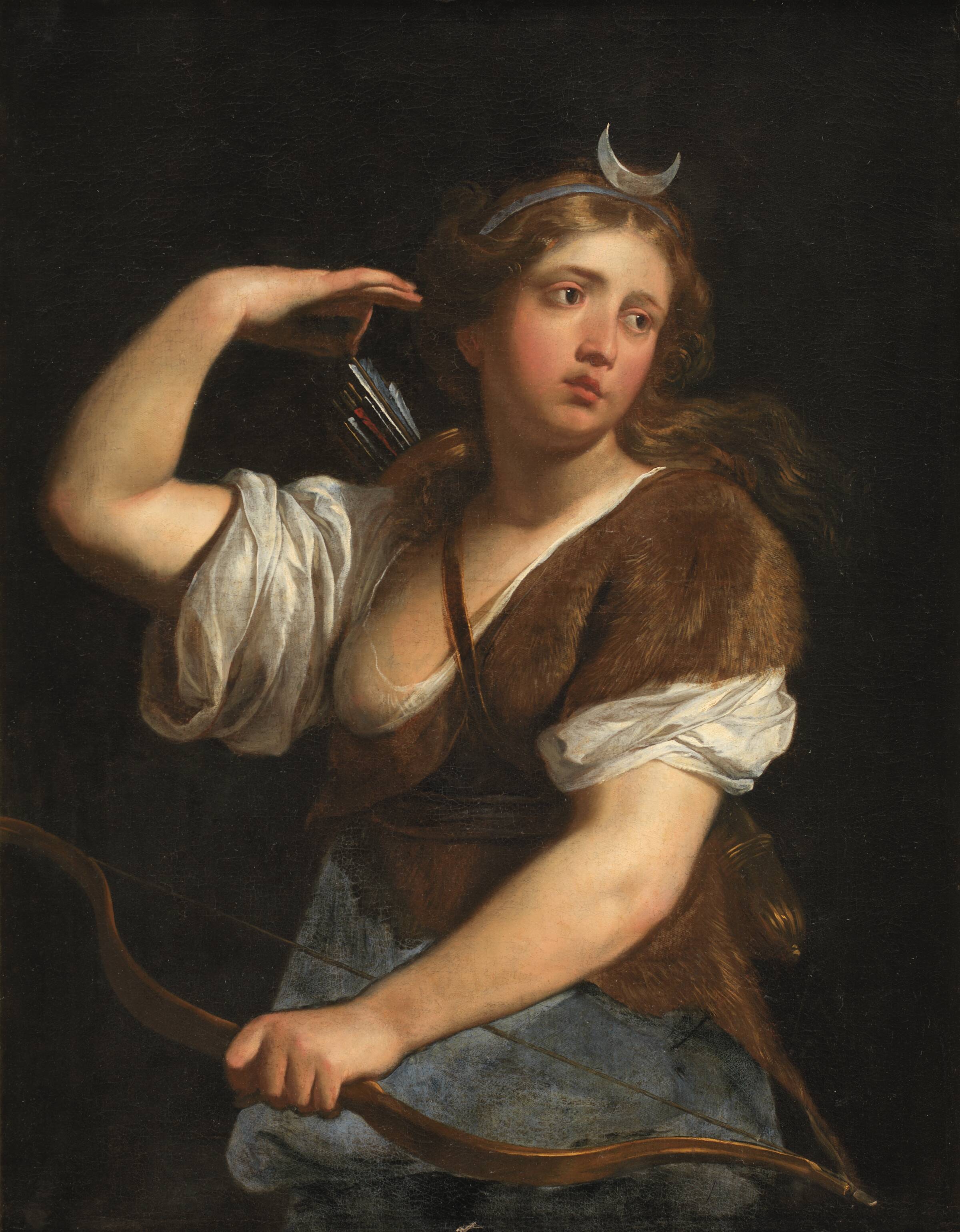 Diana på jagten, Michele Desubleo, 1616-1676