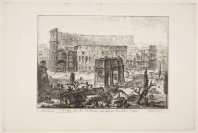 Constantin's triumfbue og Colosseum