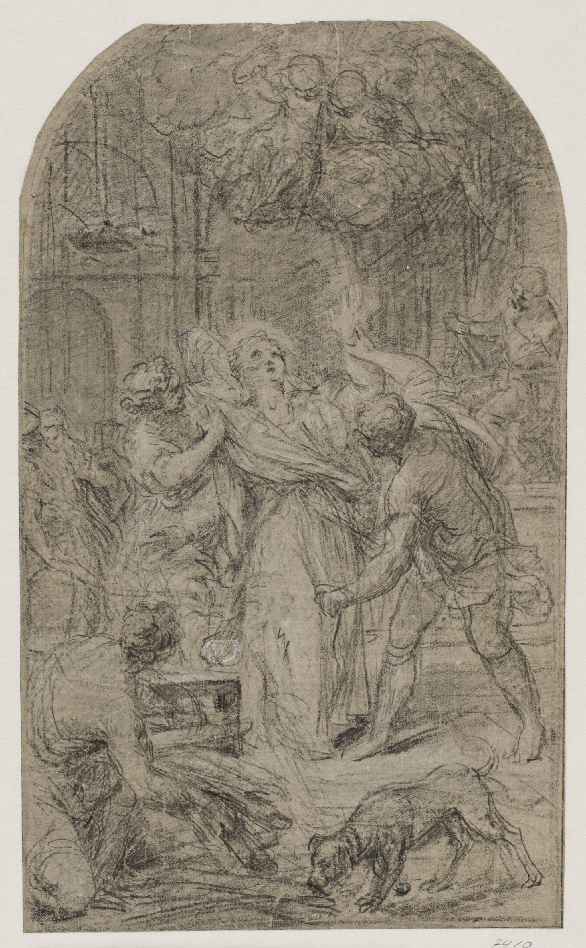 Den hellige Laurentius' martyrium
