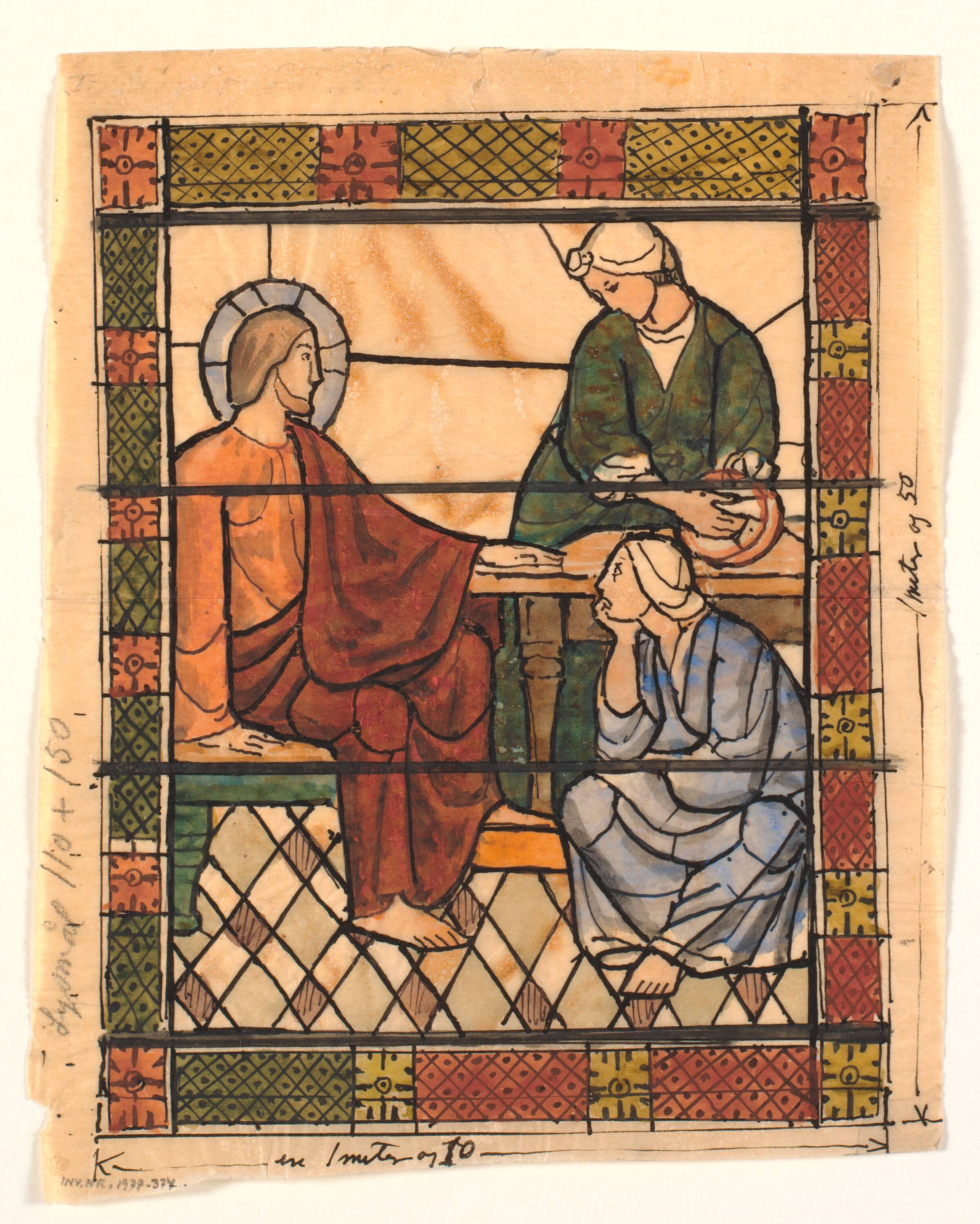 Kristus i Bethania, Joakim Skovgaard, 1856-1933