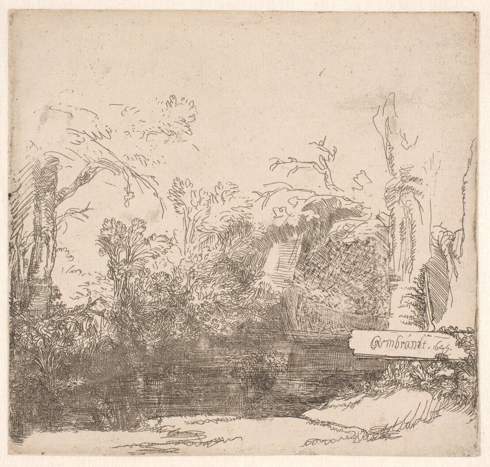 Bådehuset, Rembrandt van Rijn, 1645