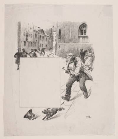 Illustration til Carl Ploug, "Regensvise"