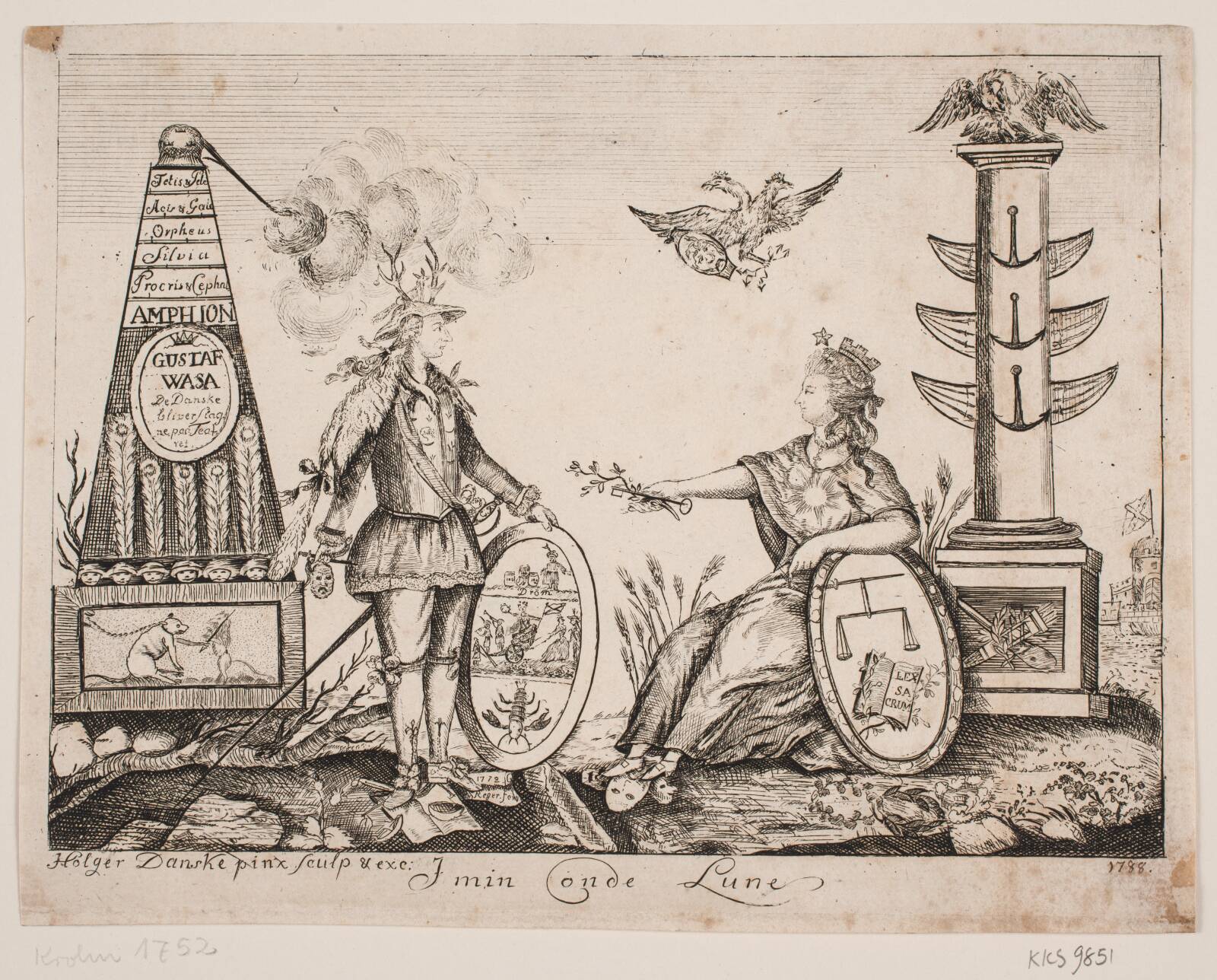 I min onde lune, Ubekendt, 1788