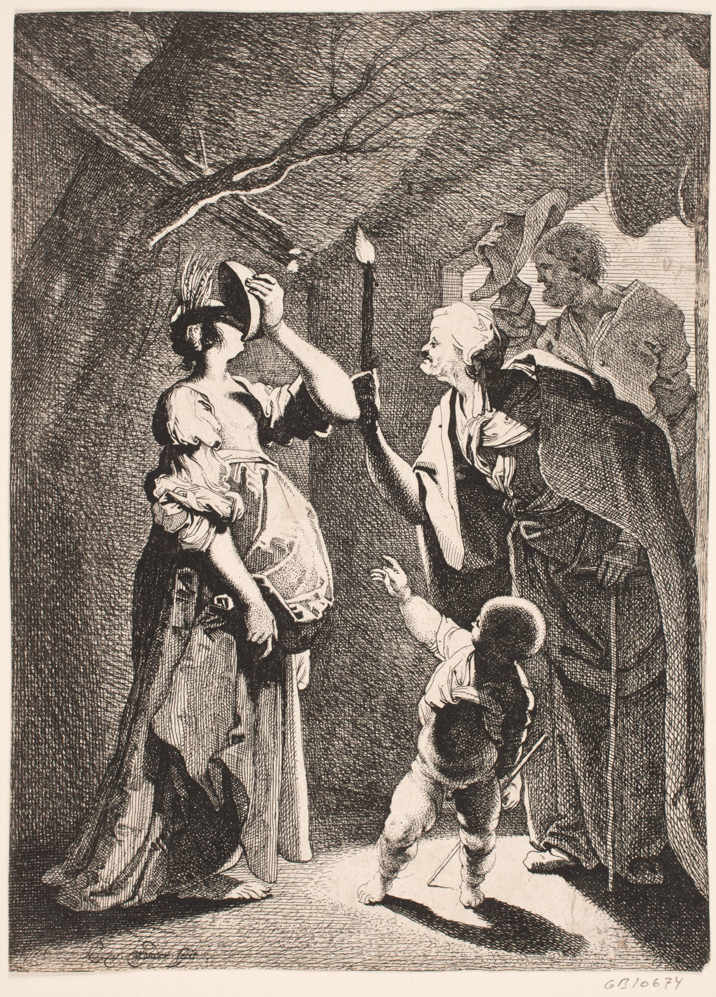 Ceres bespottes af Stellio, Mander III, Karel van, 1548-1606