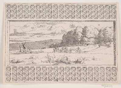 Illustration til Adam Oehlenschlägers digt "De to kirketårne"