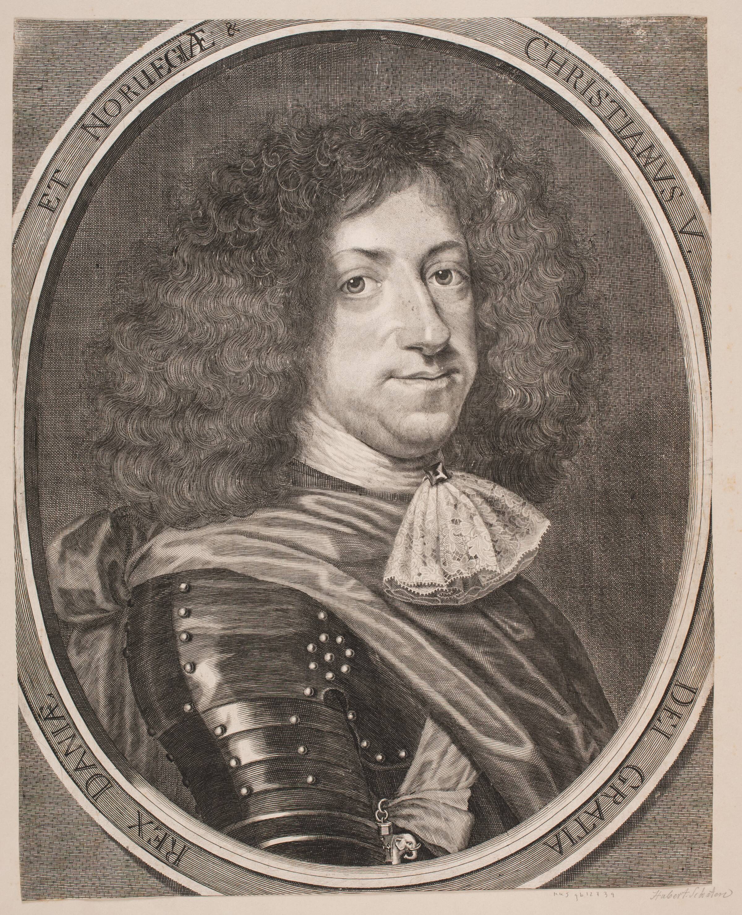 Kong Christian V., Hubert Schaten, 1670-1679