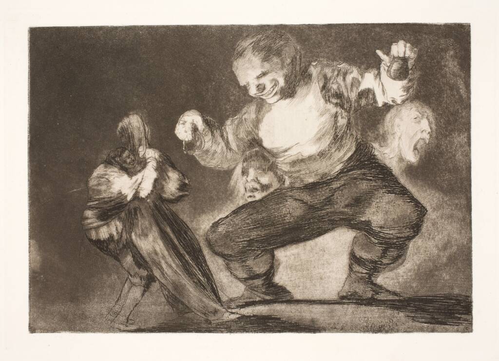 Dåre (Efter lasten kommer utugten), Francisco de Goya, 1815-1824