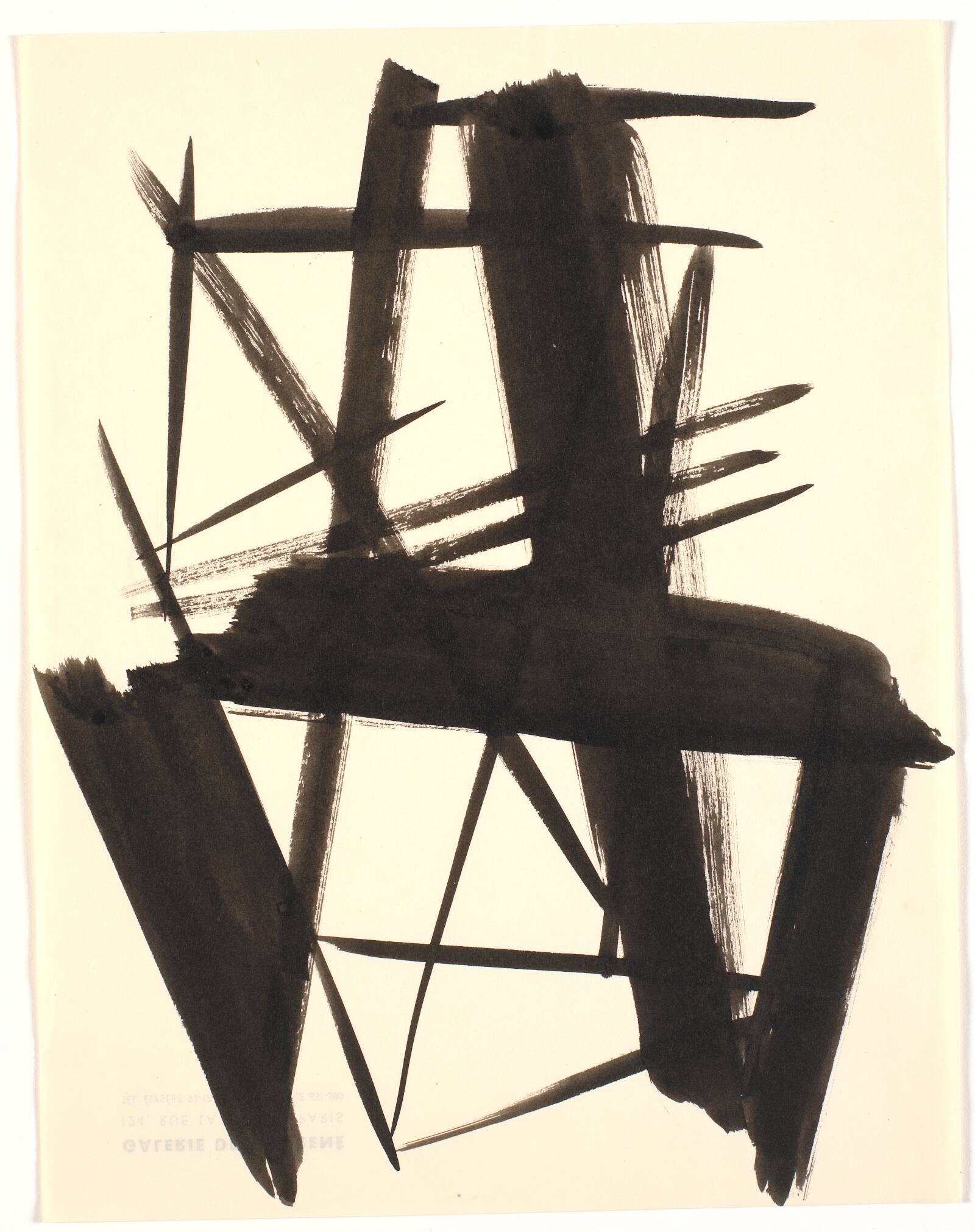 Geometrisk komposition, Richard Mortensen, 1947-1950
