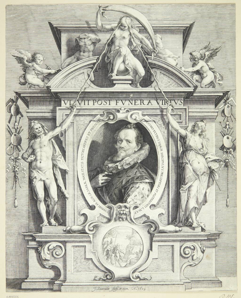 Portræt af Hans van Aachen