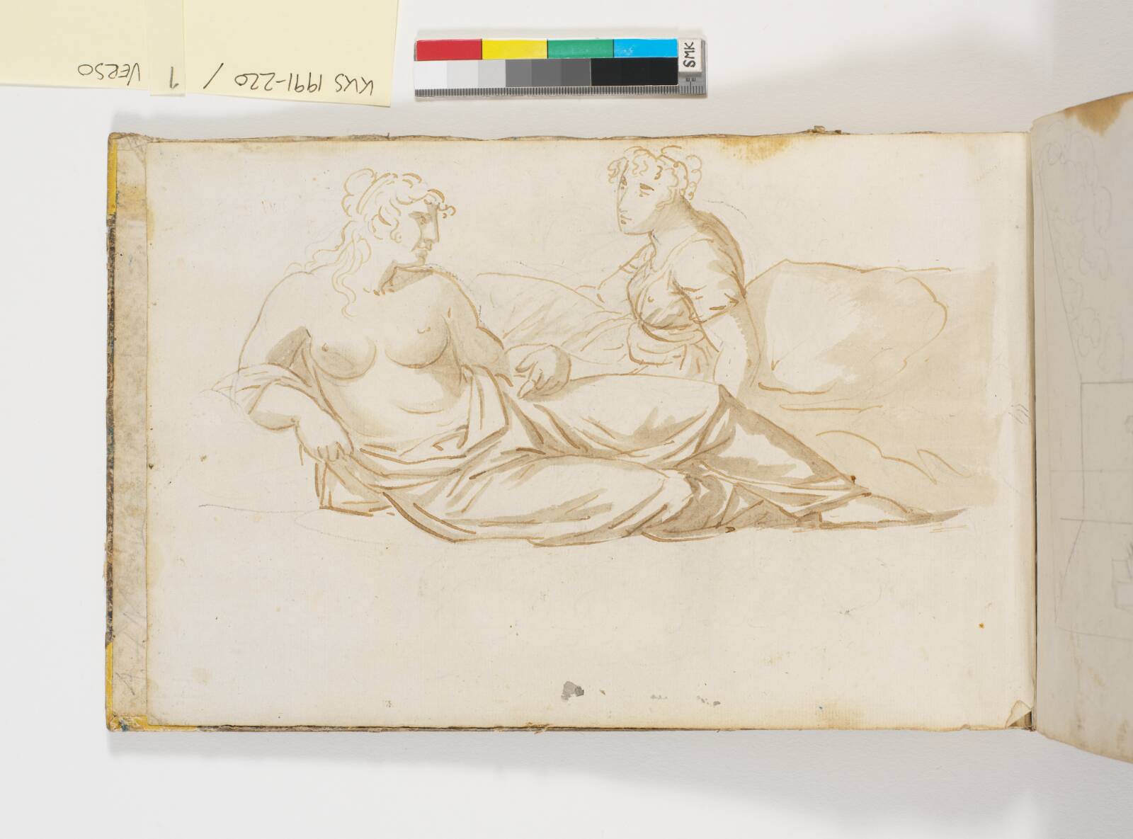 To kvinder, C.W. Eckersberg, 1804