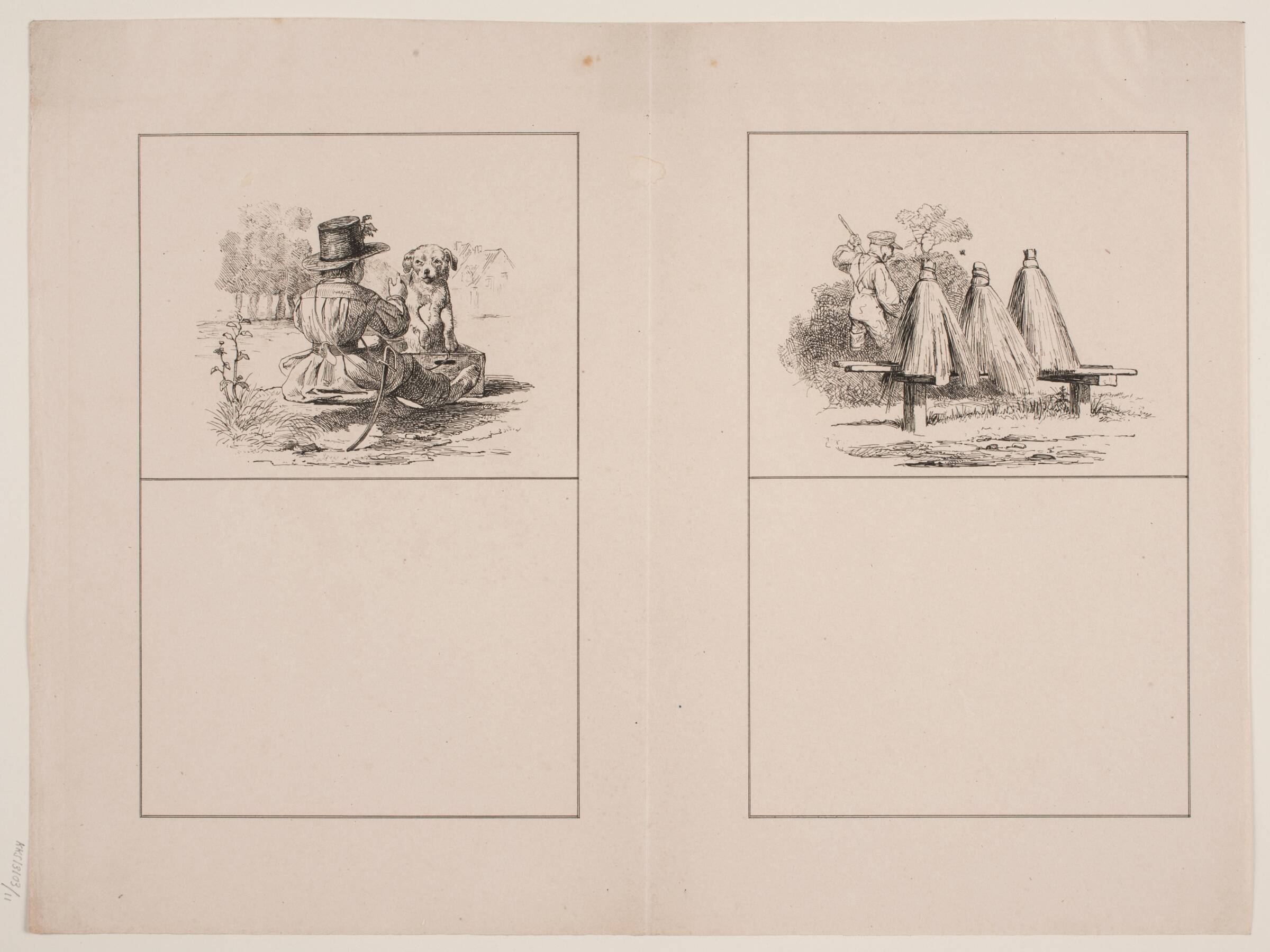 Køreturen; Bien, Adolph Kittendorff, 1845