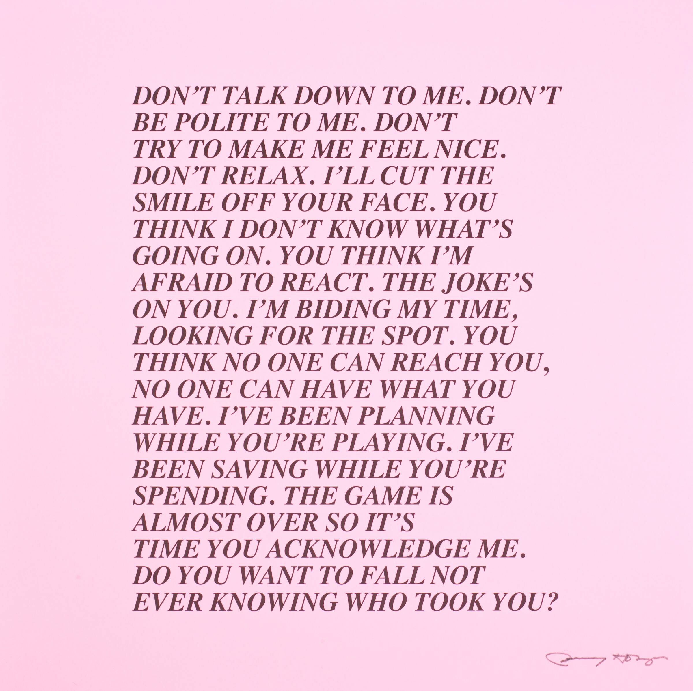 Inflammatory Essay, Jenny Holzer, 1979