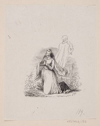 Illustration til "Historien om en Moder" i H.C. Andersen, "Eventyr og Historier", Bind 2