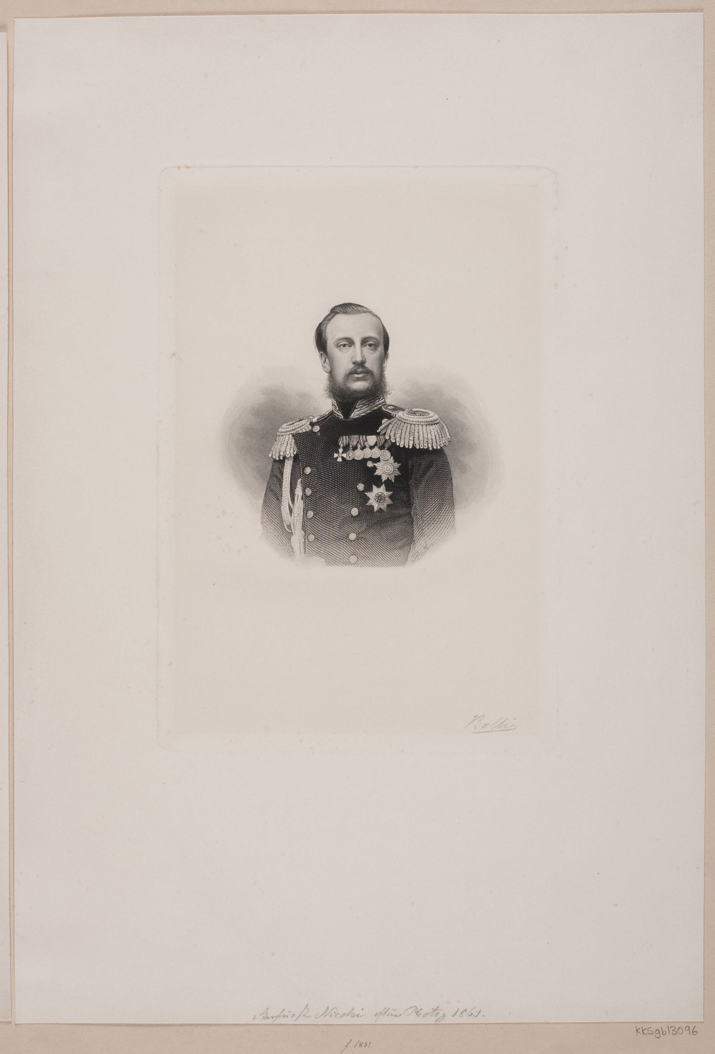 Storfyrst Nikolai, Joel Ballin, 1861-1884