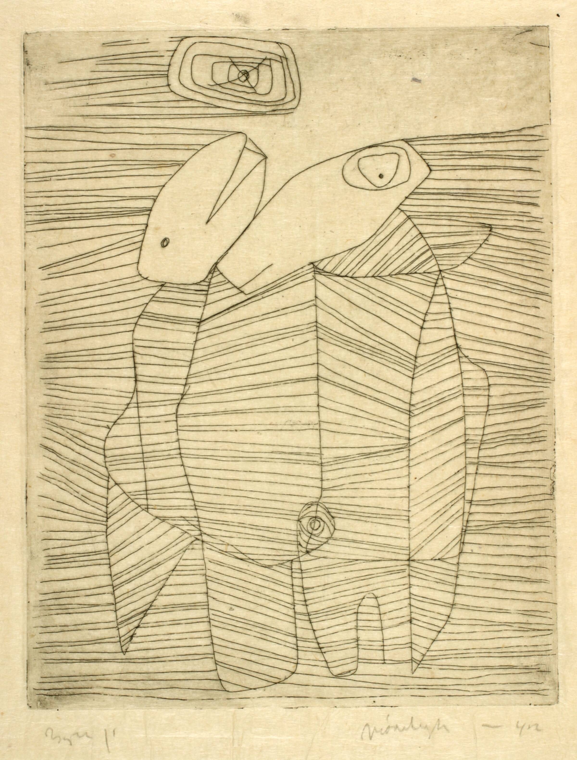 Caresse géologique, Asger Jorn, 1942