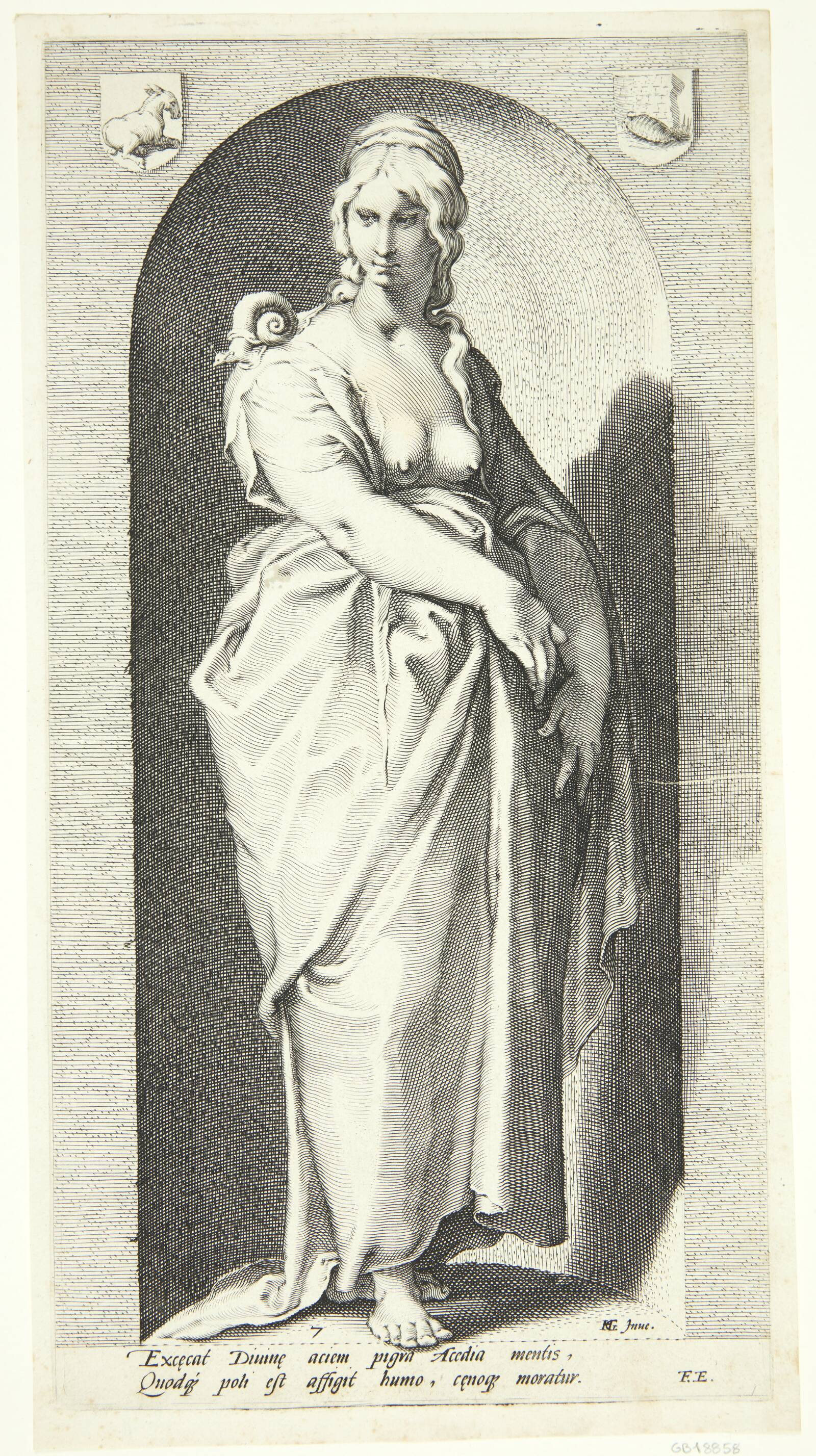 Dovenskab, Jacob Matham, 1593