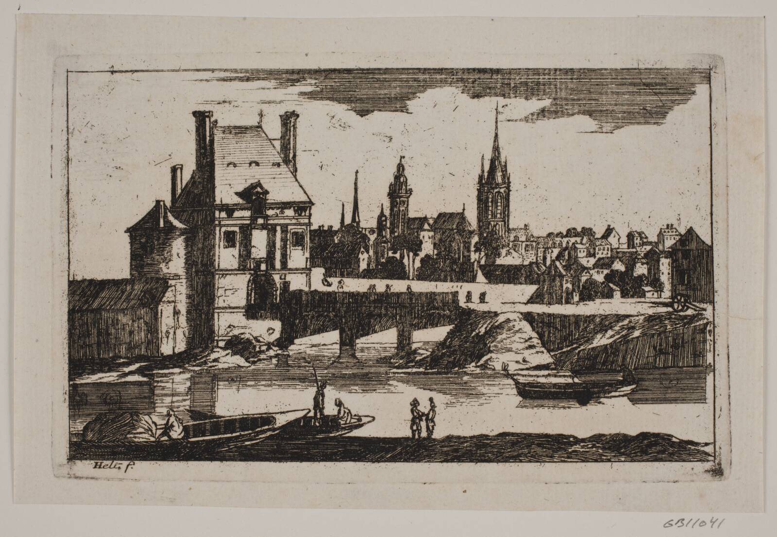 En by ved en flod, Helt, 1700-1799