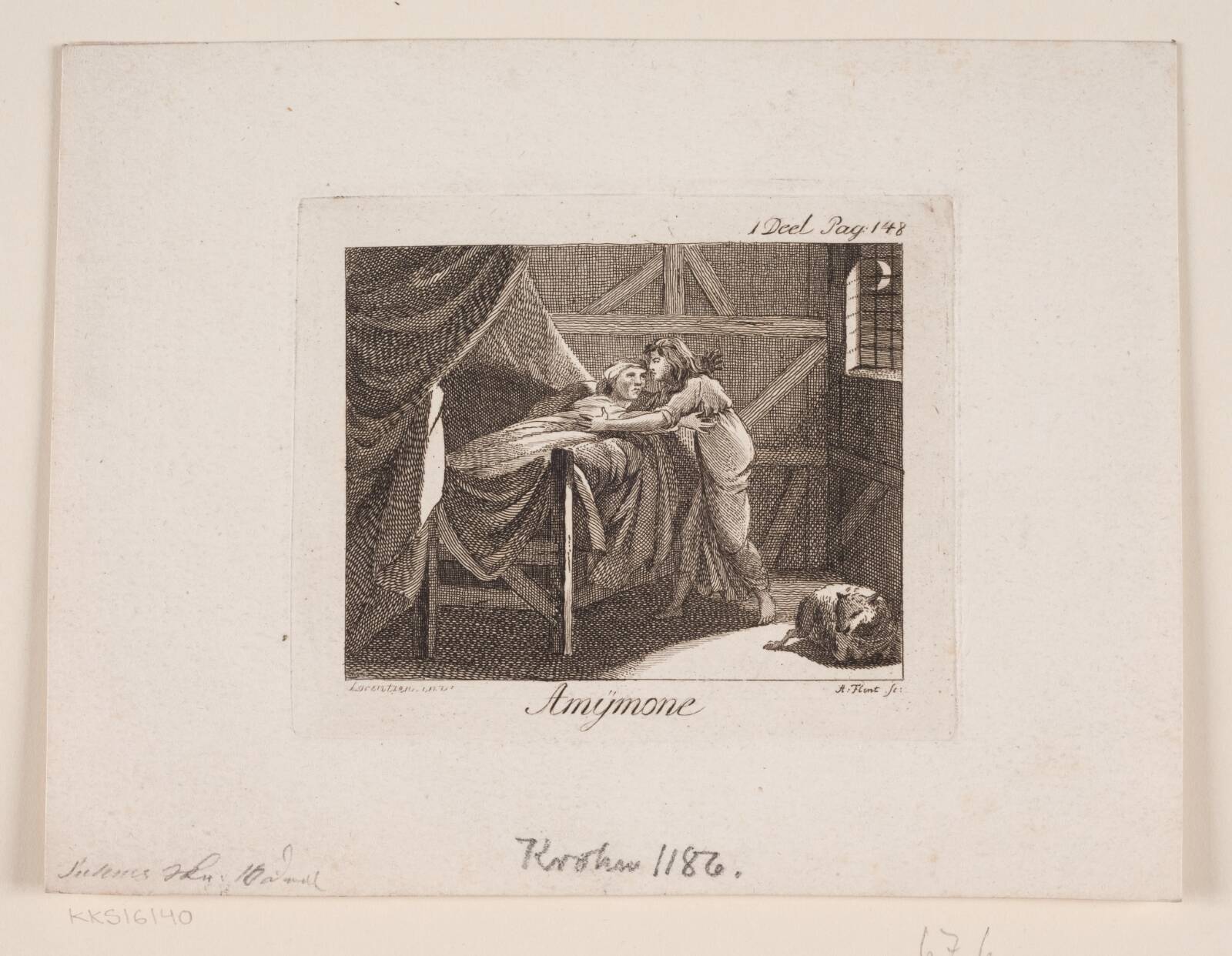 Amymone, Andreas Flint, 1793
