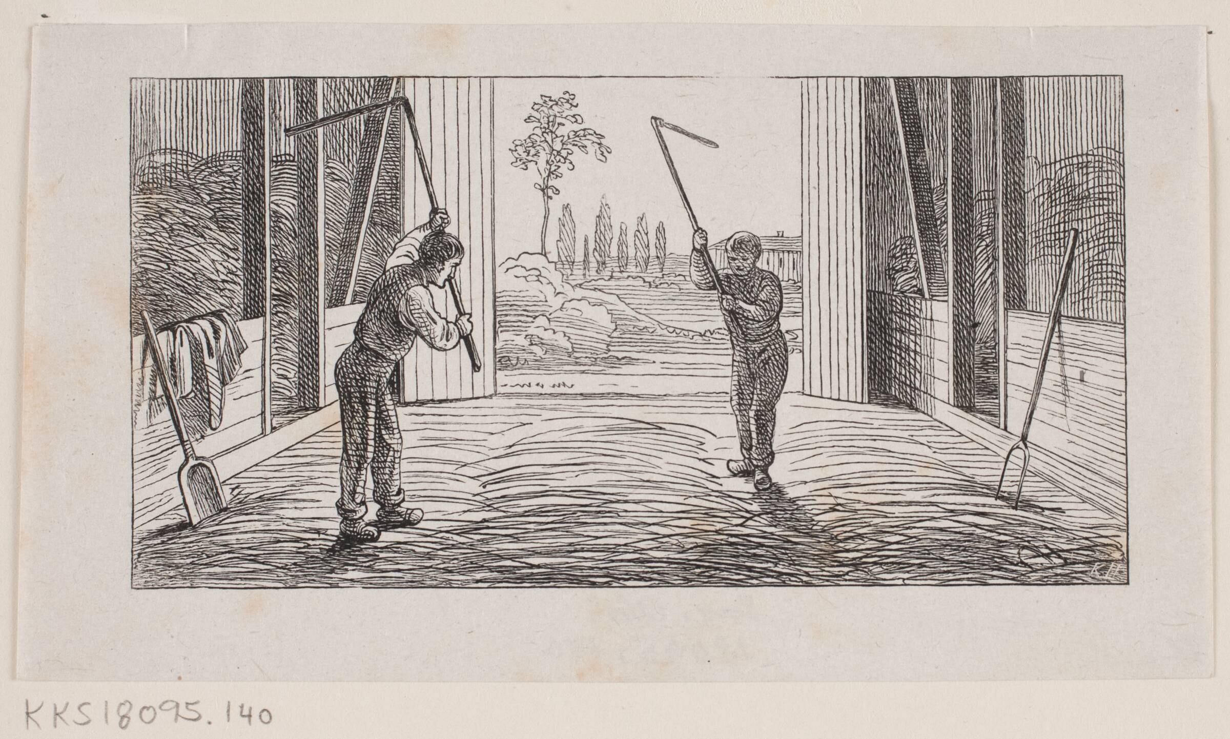 Prøvetryk til Chr. Winthers A.B.C., H.P. Hansen, 1863