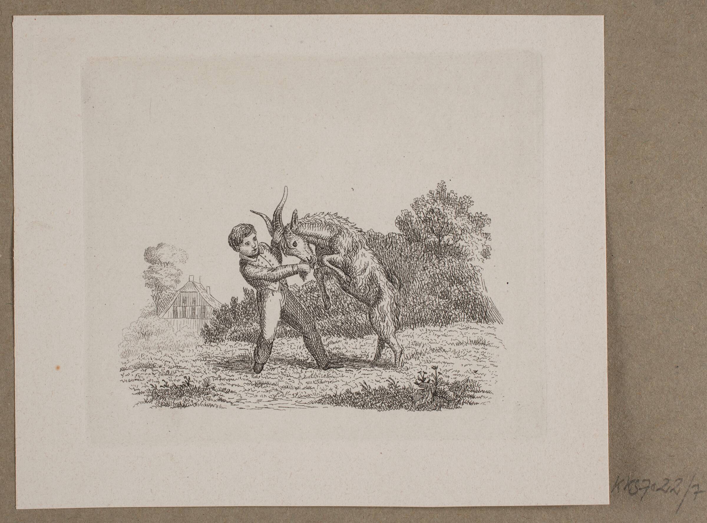 Illustration til O. Specter, "Fabler for Børn", Vilhelm Kyhn, 1838