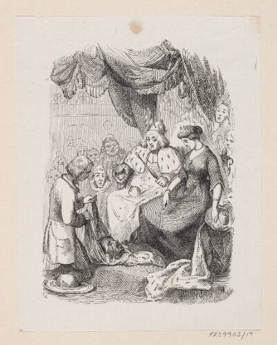 Illustration til "Reisekammeraten" i H.C. Andersen, "Eventyr og Historier", Bind 1