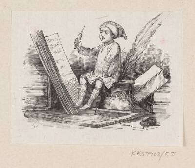 Illustration til "Ole Lukøie" i H.C. Andersen, "Eventyr og Historier", Bind 1