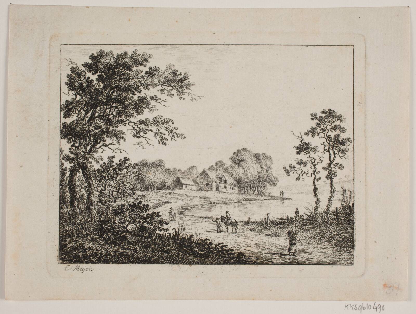 En Landevej, Elias Meyer, 1763-1809