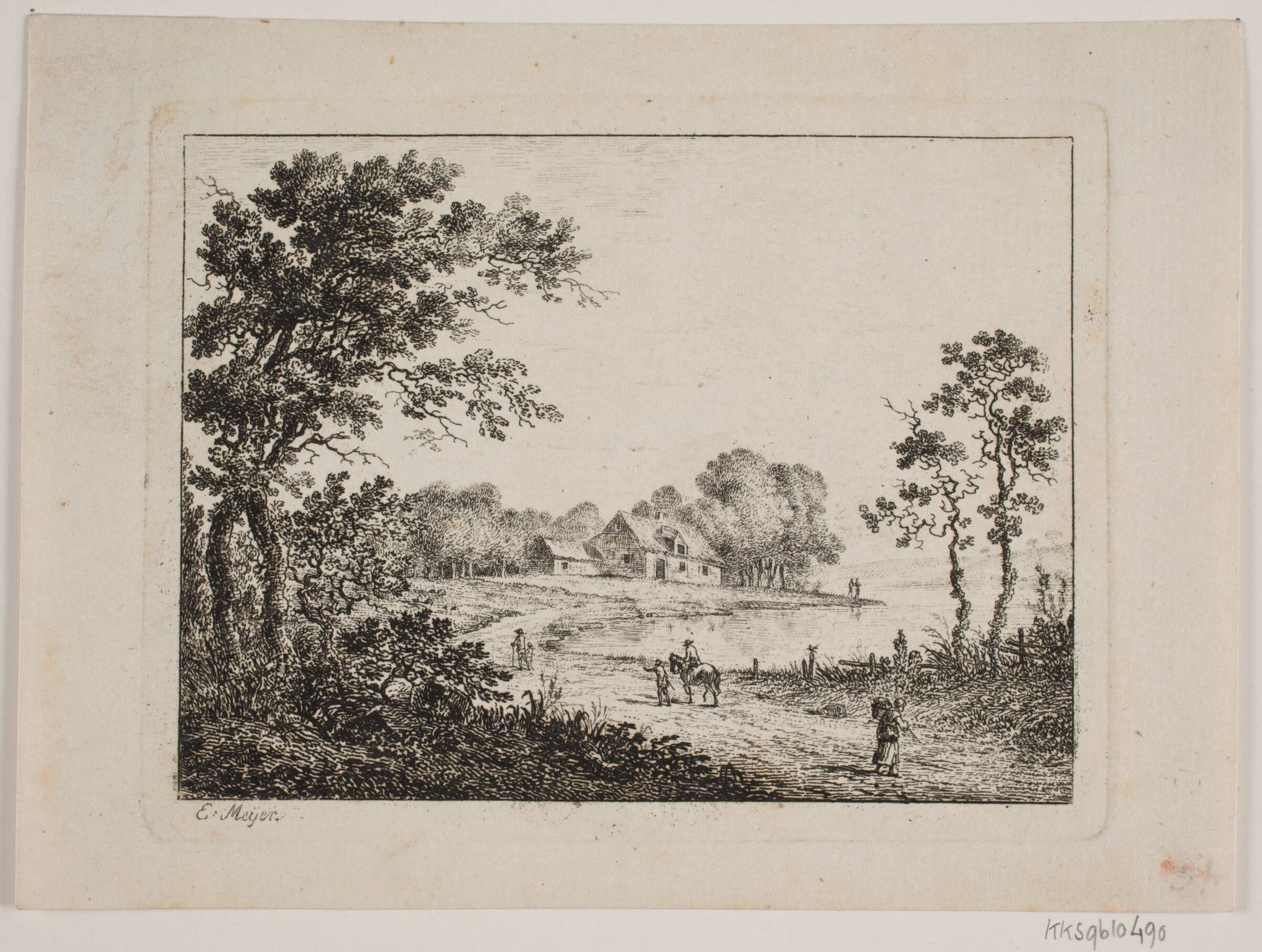 En Landevej, Elias Meyer, 1763-1809