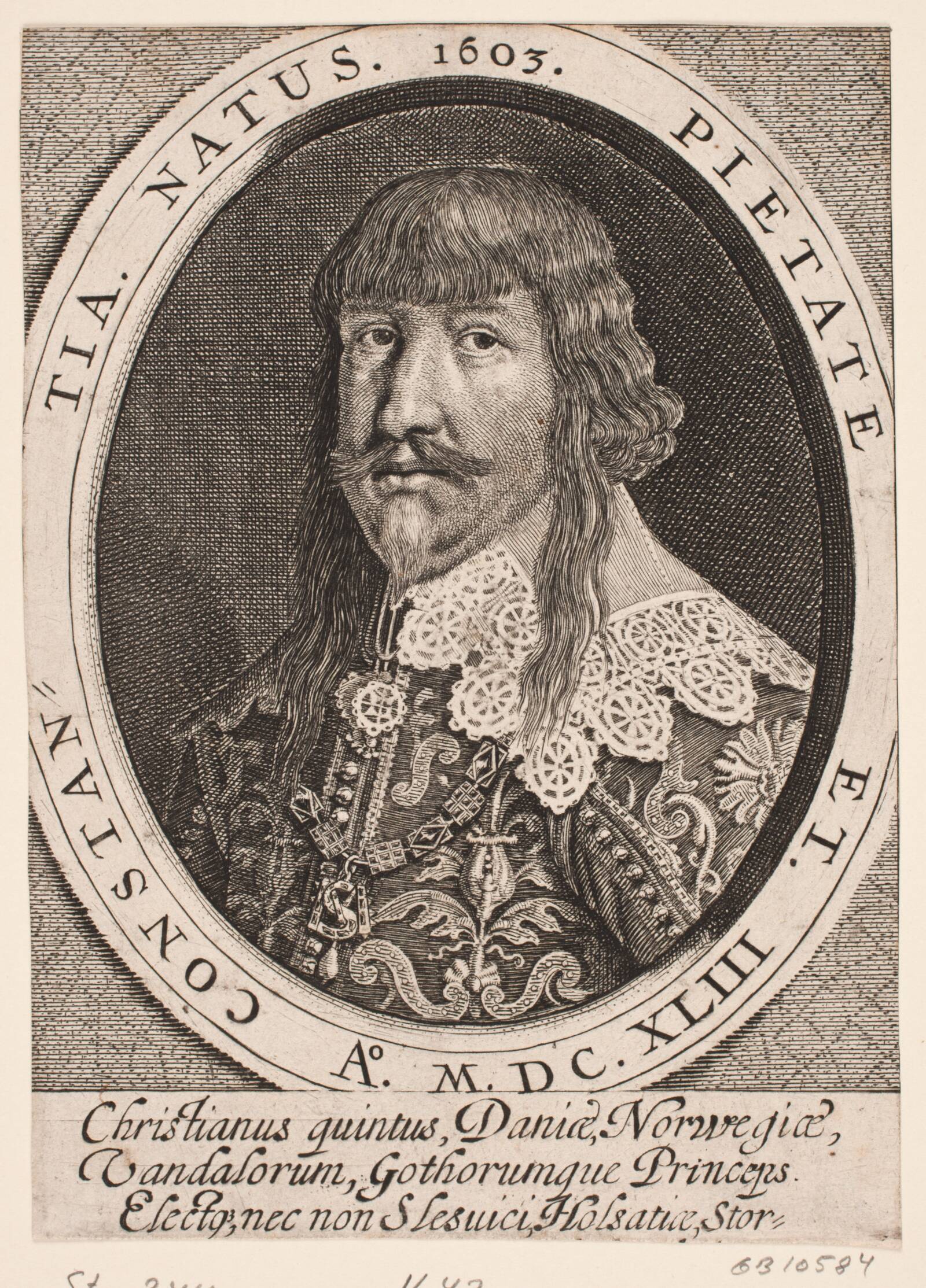Den udvalgte prins Christian, Simon de Pas, 1643