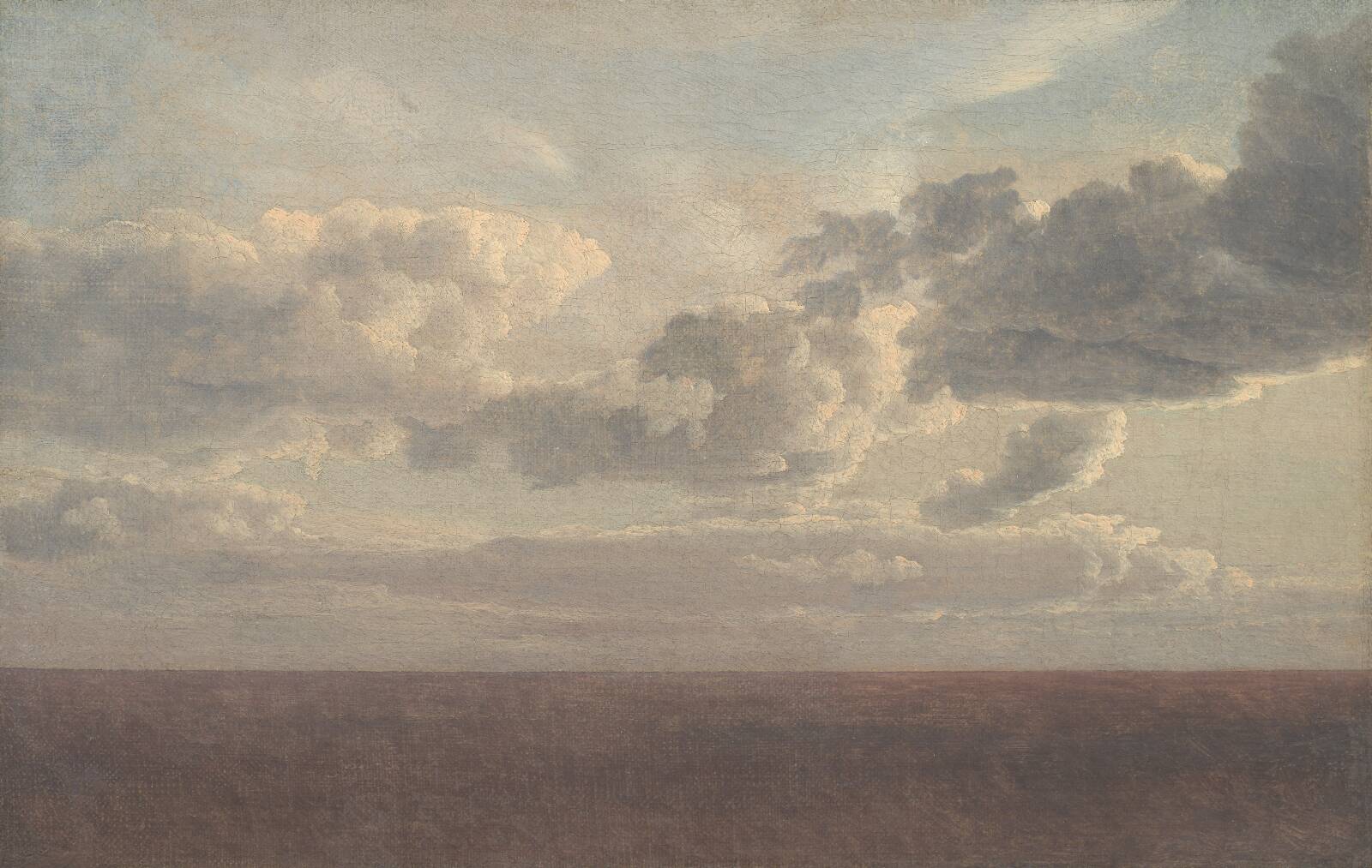Study of Clouds over the Sea, by C.W. Eckersberg, 1826
