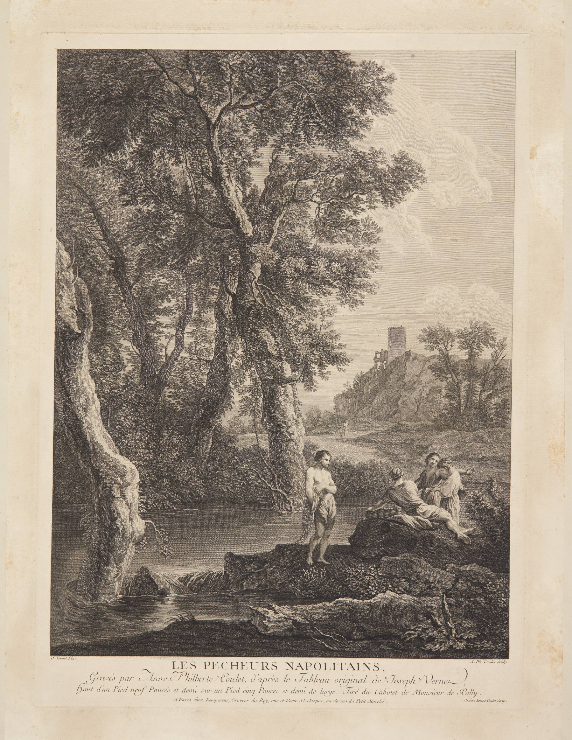 Les Pecheurs napolitains, Anne Philiberte Coulet, 1765