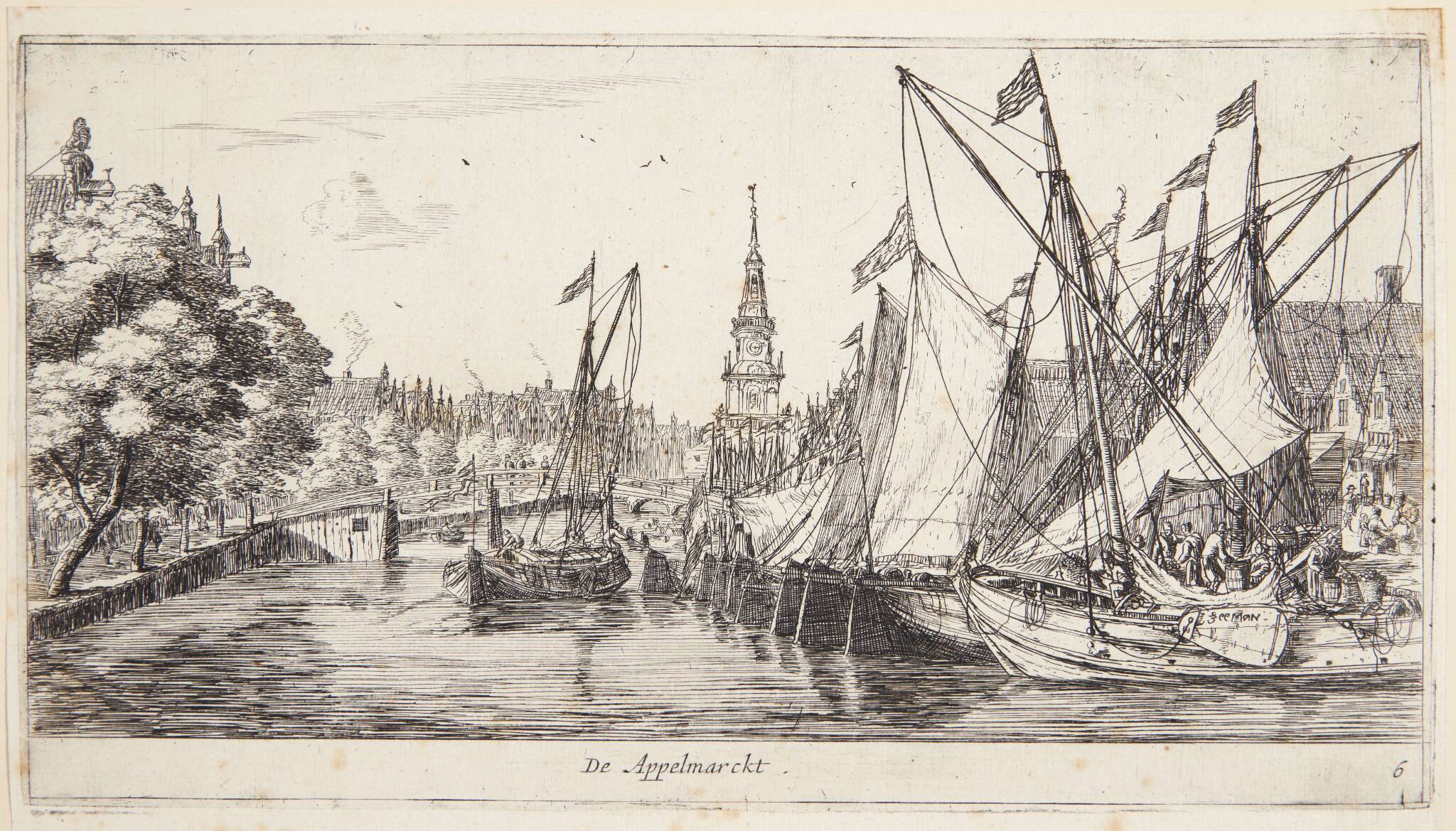 Appelmarkt i Amsterdam