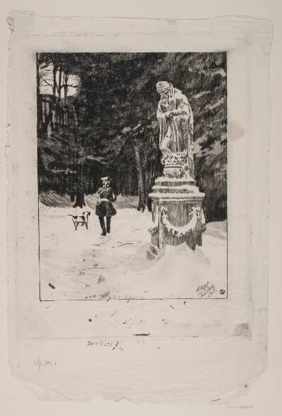 Vinter. Fredensborg slotspark