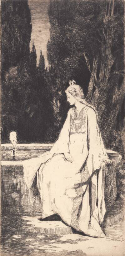 Prinsessen ved springvandet