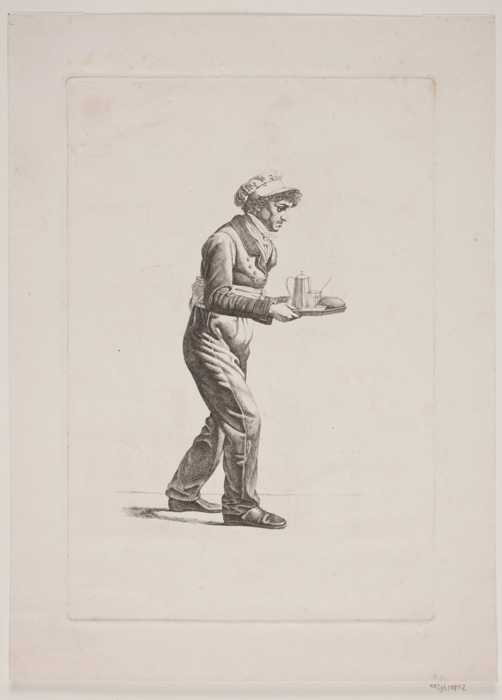 En romersk opvarter, Ernst Meyer, 1797-1861