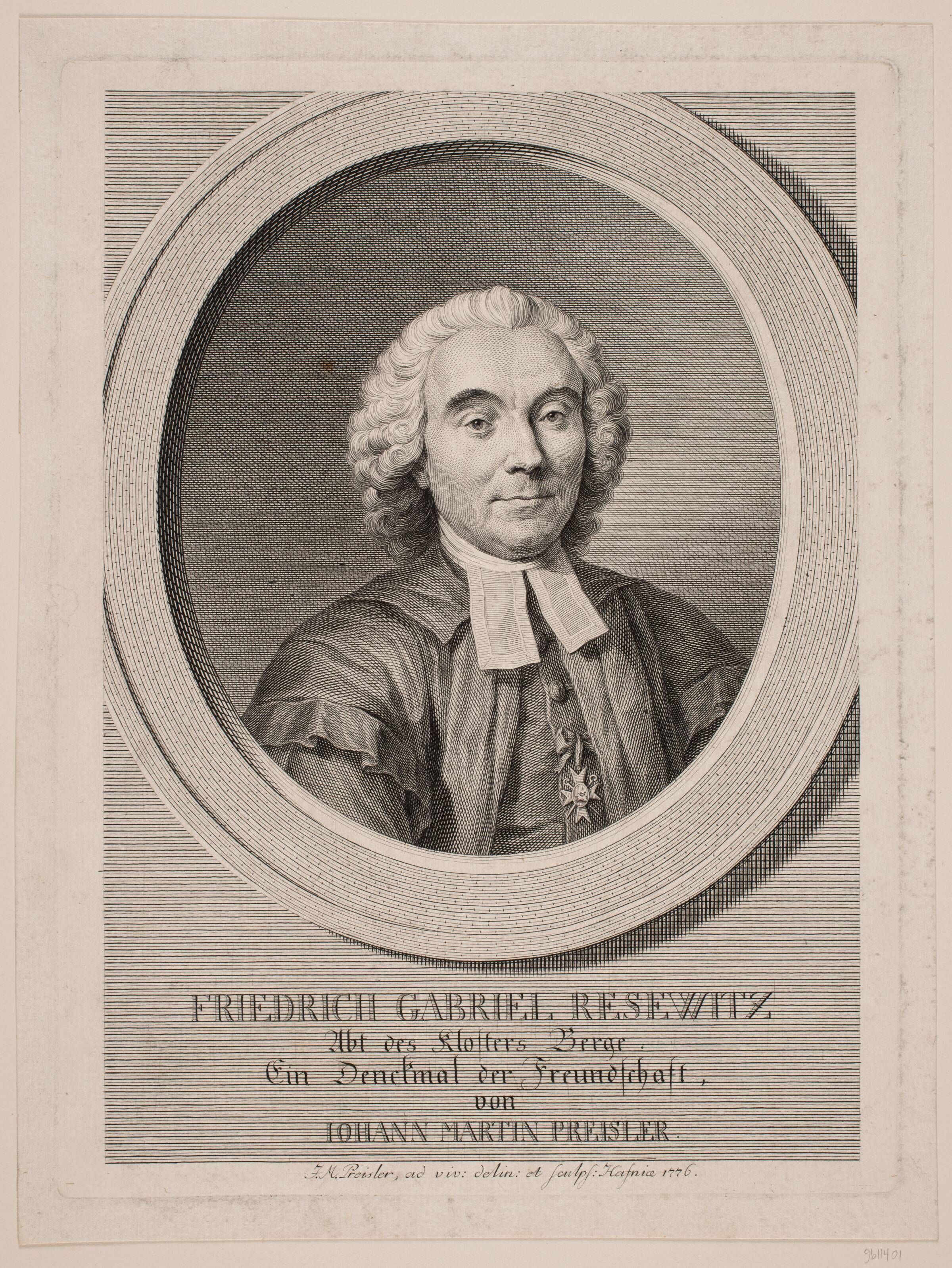 F.G. Resewitz, J.M. Preisler, 1776