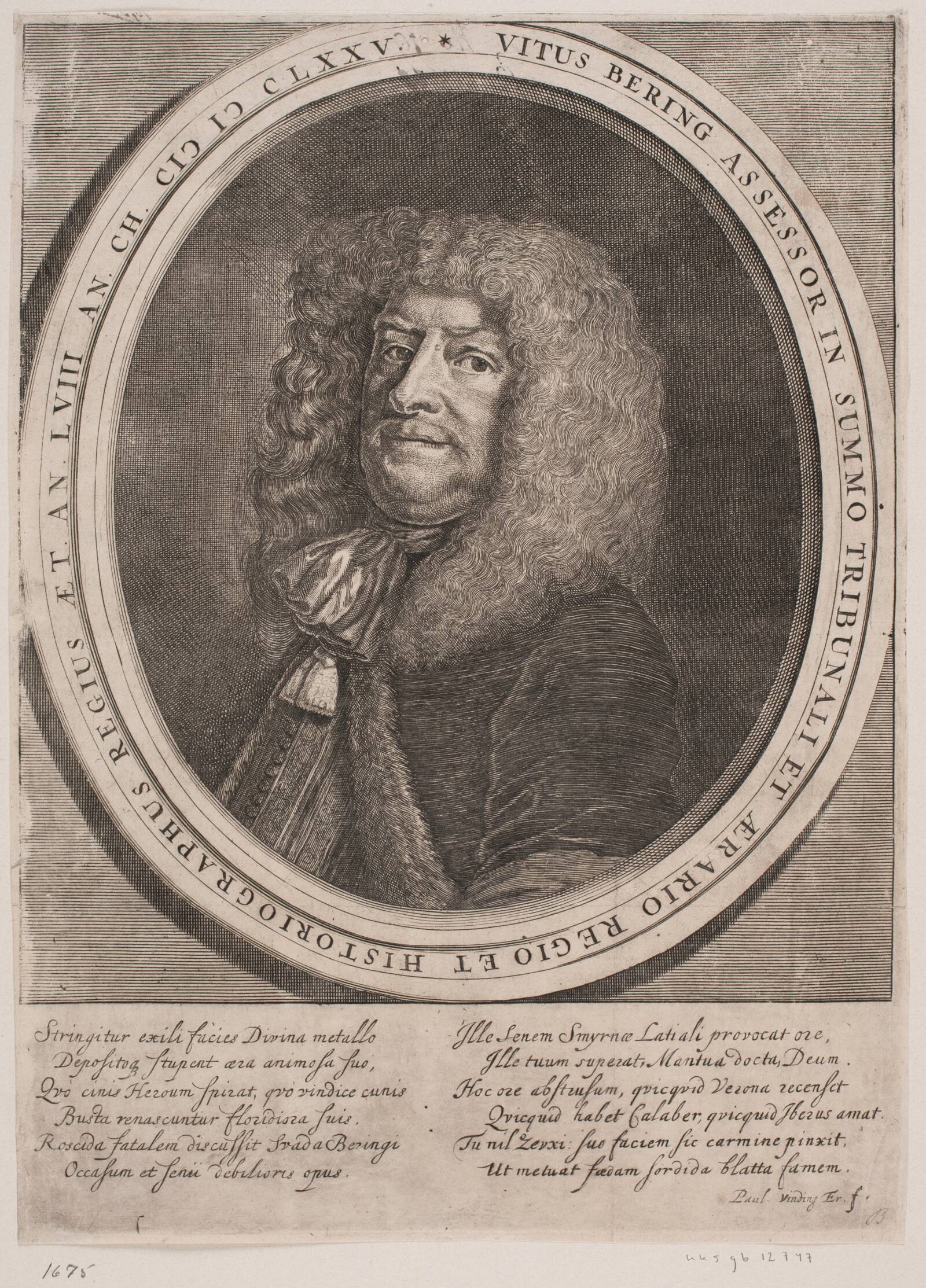 Vitus Bering, Hubert Schaten, 1675