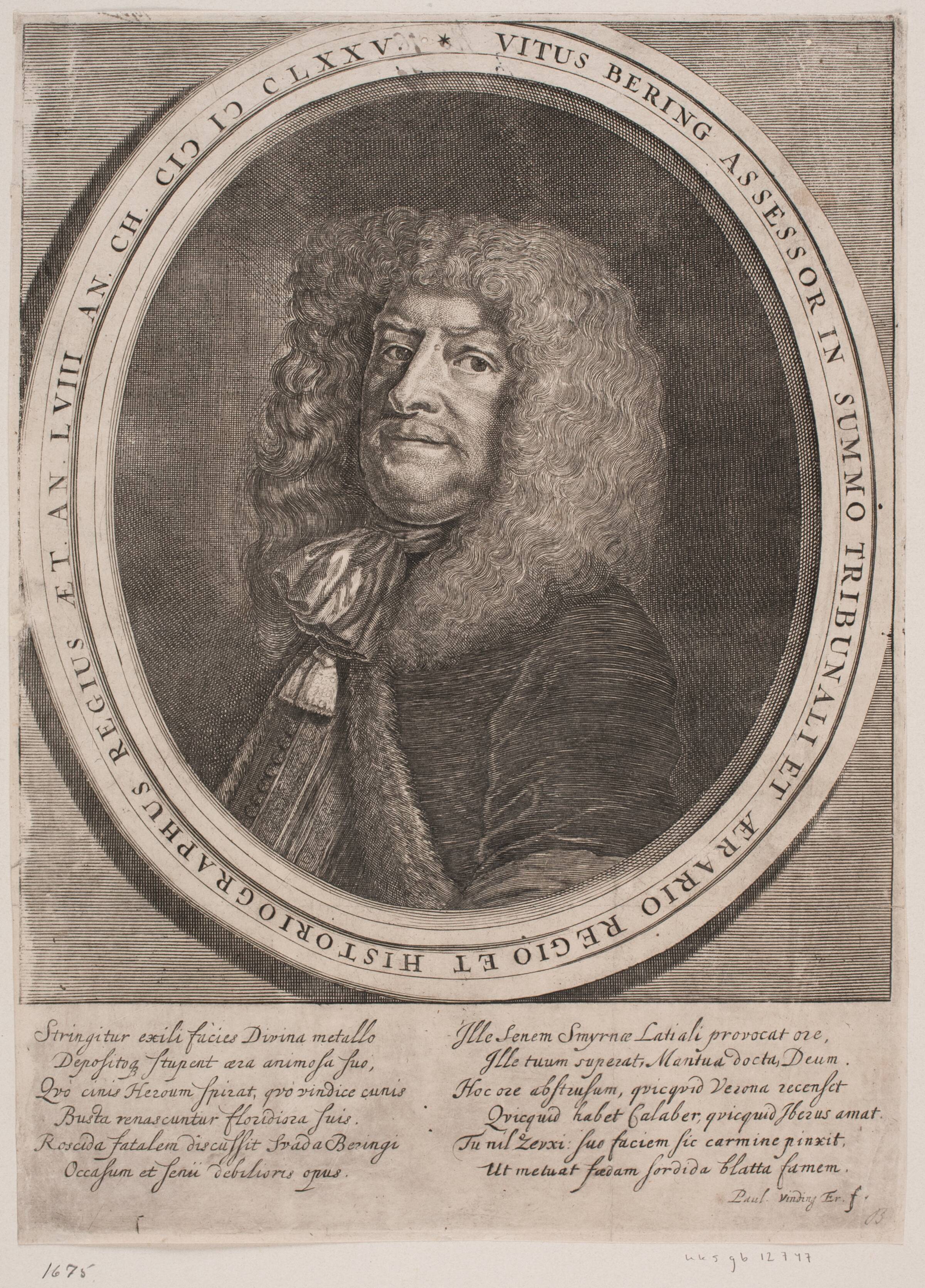 Vitus Bering, Hubert Schaten, 1675