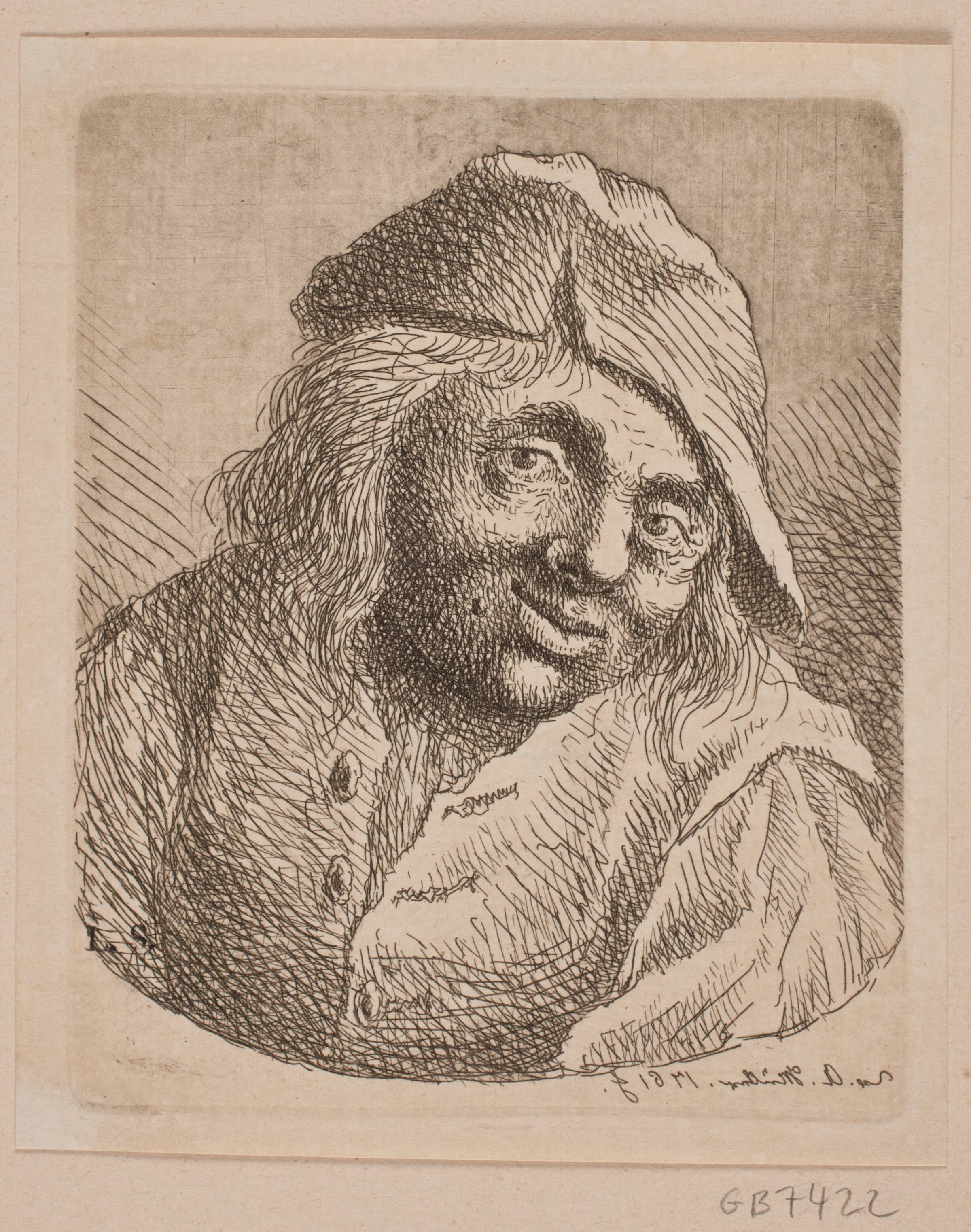 Brystbillede af en bonde, W.A. Müller, 1761
