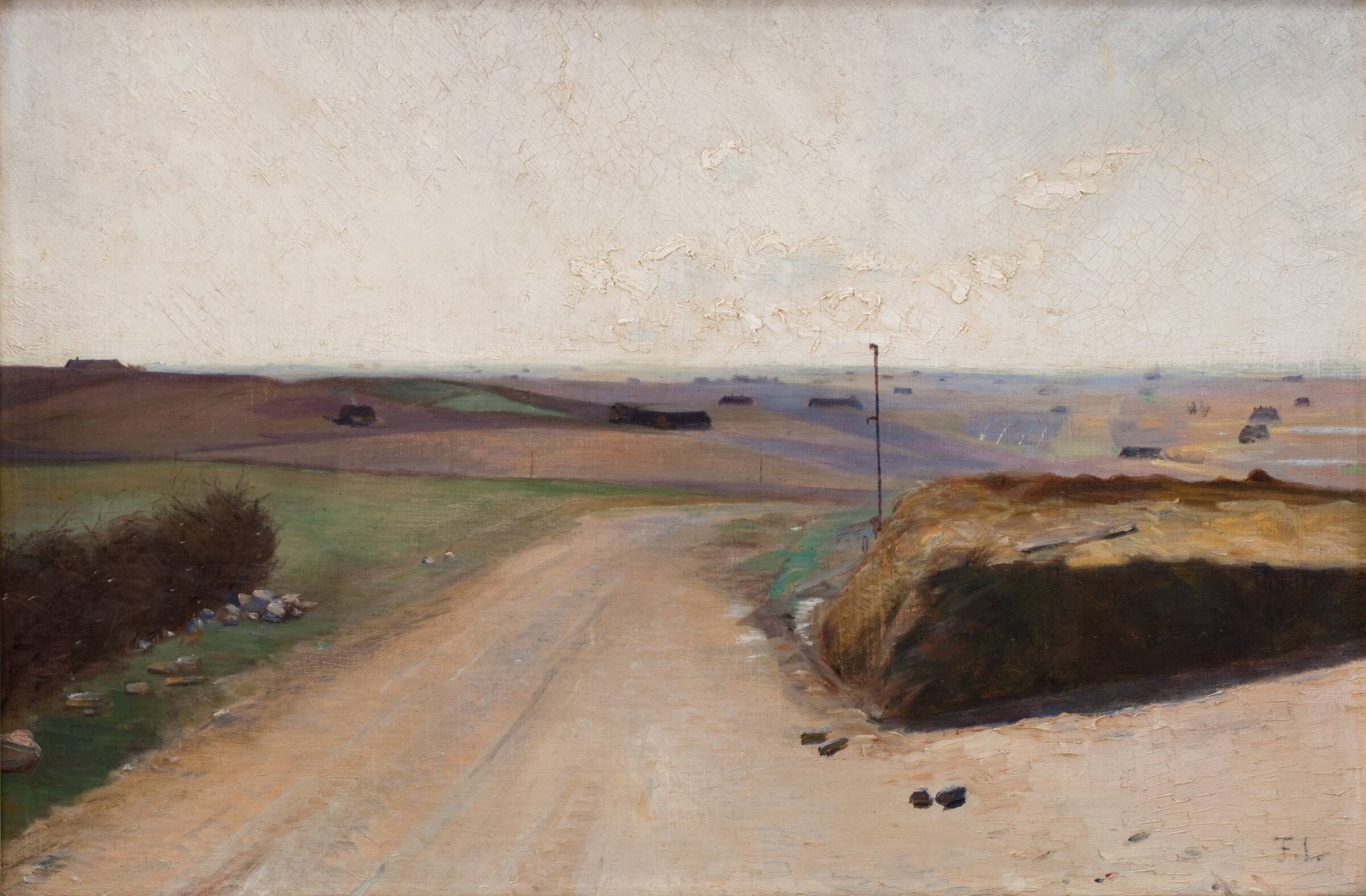 Landskab fra Mors, Fridolin Johansen, 1893