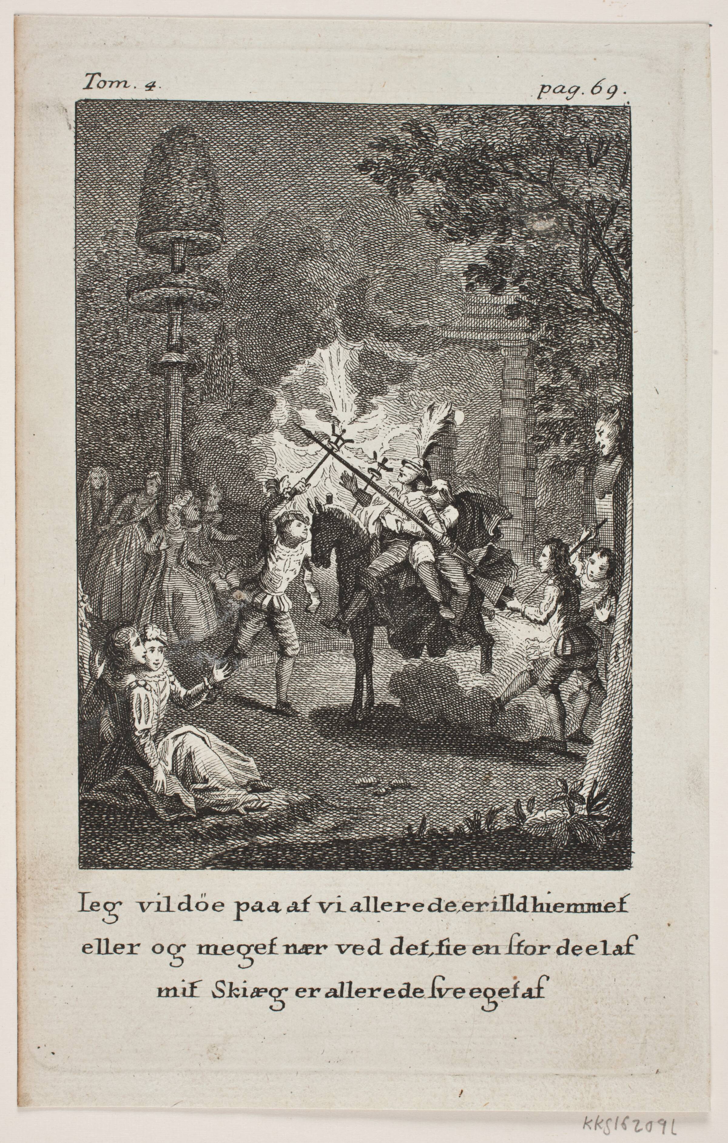 Illustration til Don Quixote, Georg Haas, 1776-1777