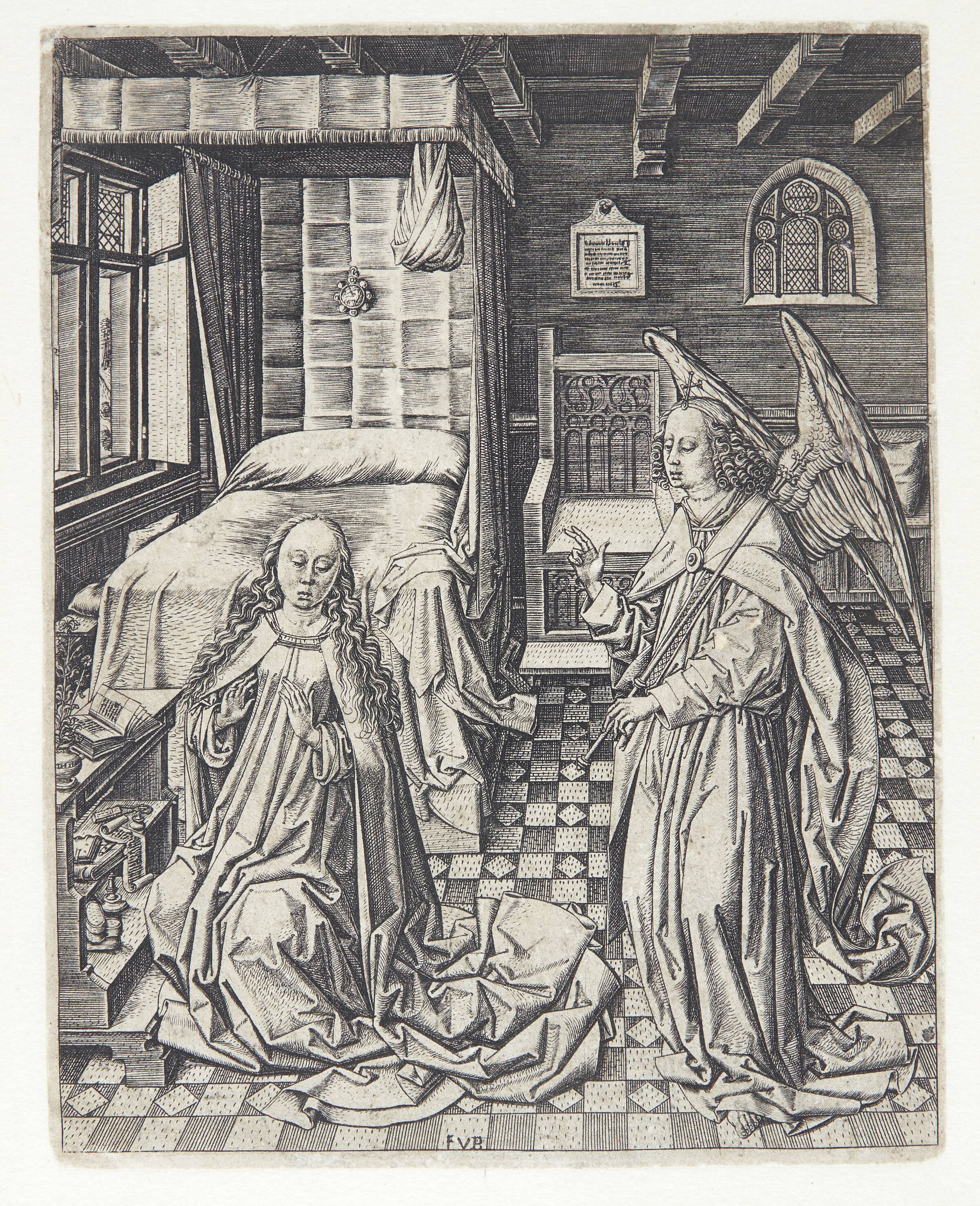 Bebudelsen, Monogrammist FVB, 1475-1499
