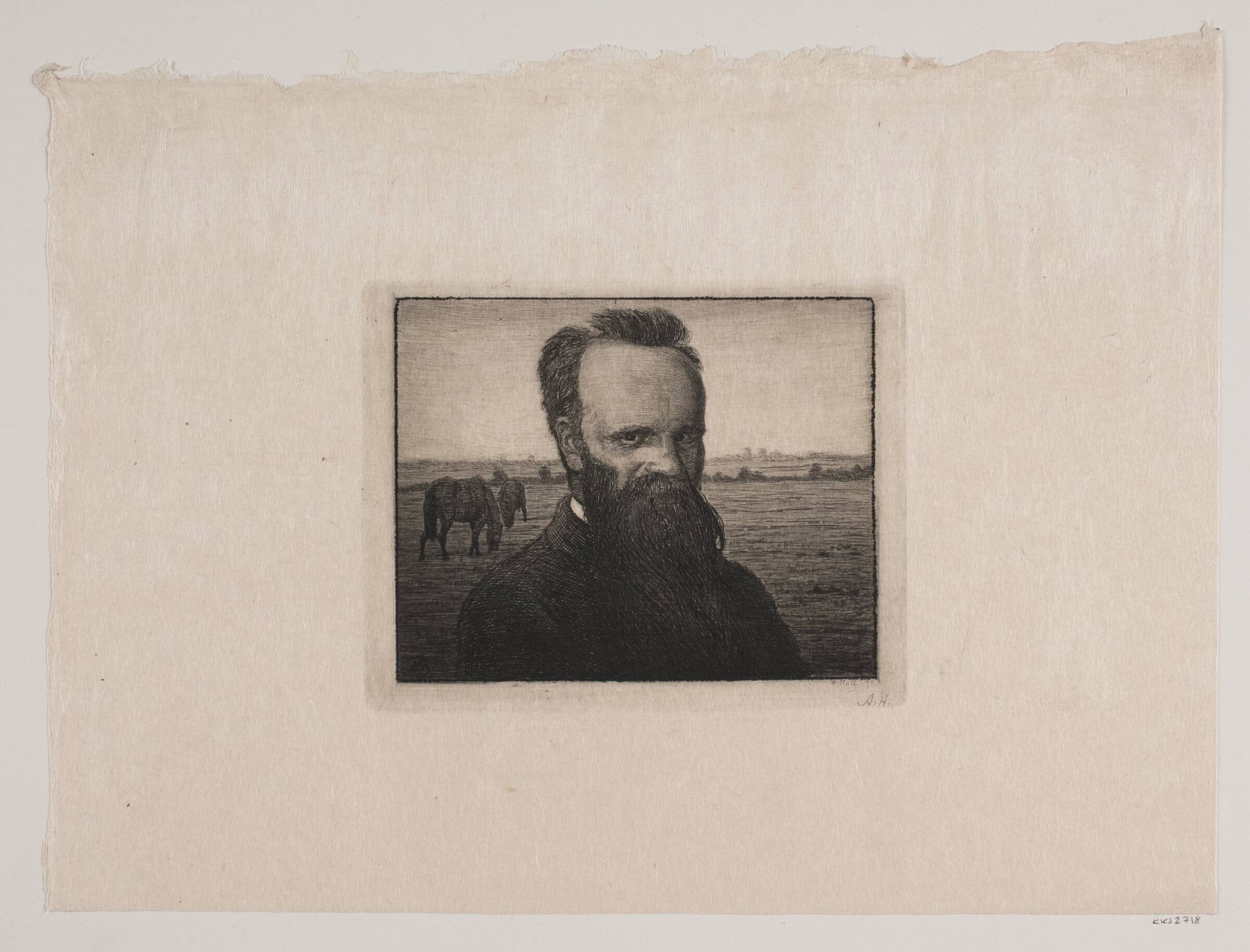 Maleren Søren Lund, Axel Hou, 1898