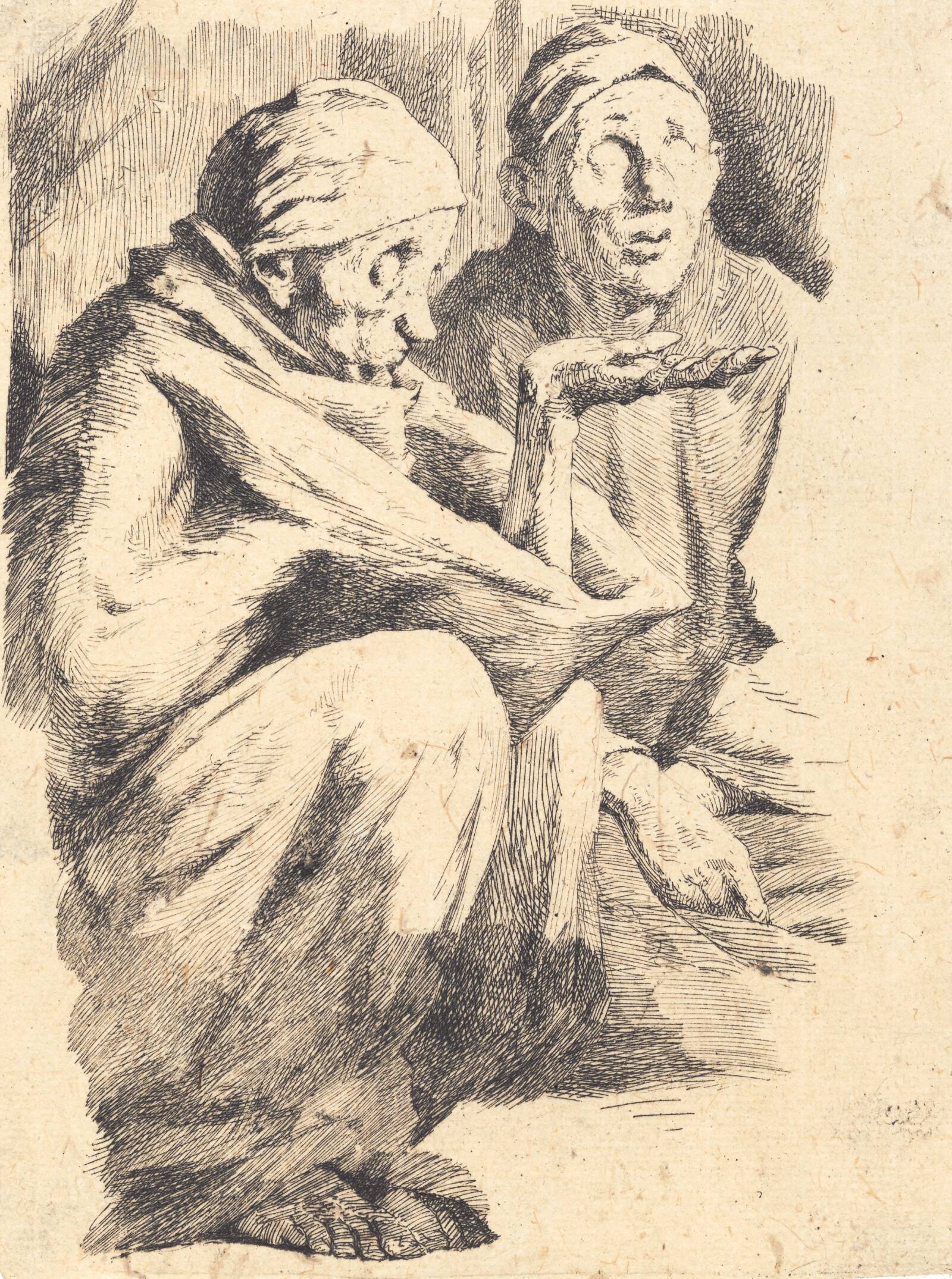 To blinde tiggere, Frans Schwartz, 1902