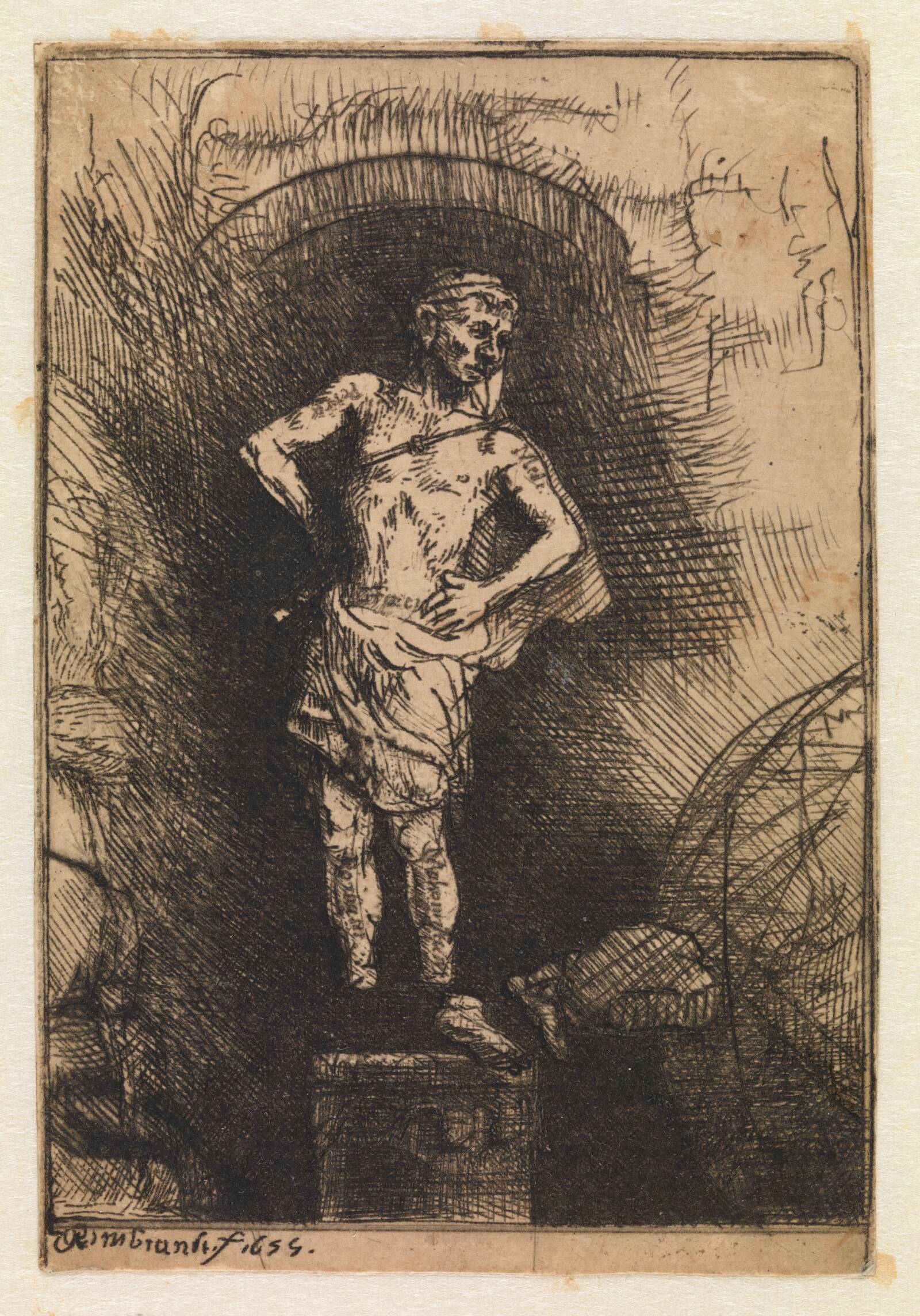 Nebuchadnesars drøm, Rembrandt van Rijn, 1655