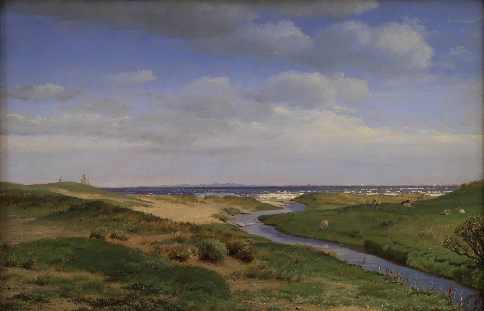 View of the North Coast of Zealand at Dronningmølle, by P.C. Skovgaard, 1844
