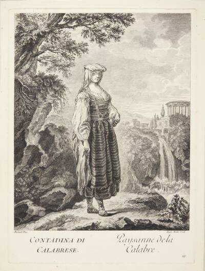 Bondepige fra Calabrien (Paysanne dela Calabre)