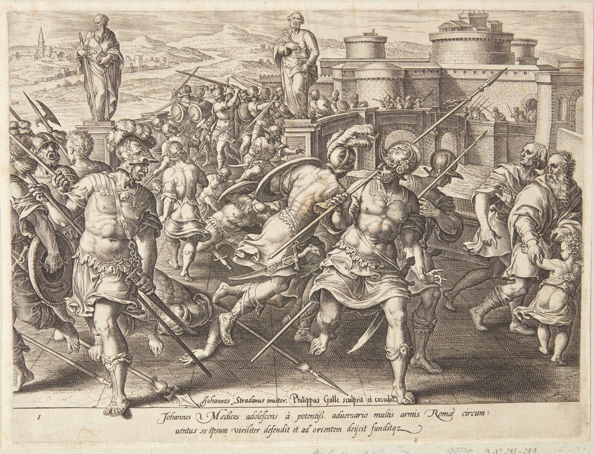 Giovanni de' Medici belejret i Rom