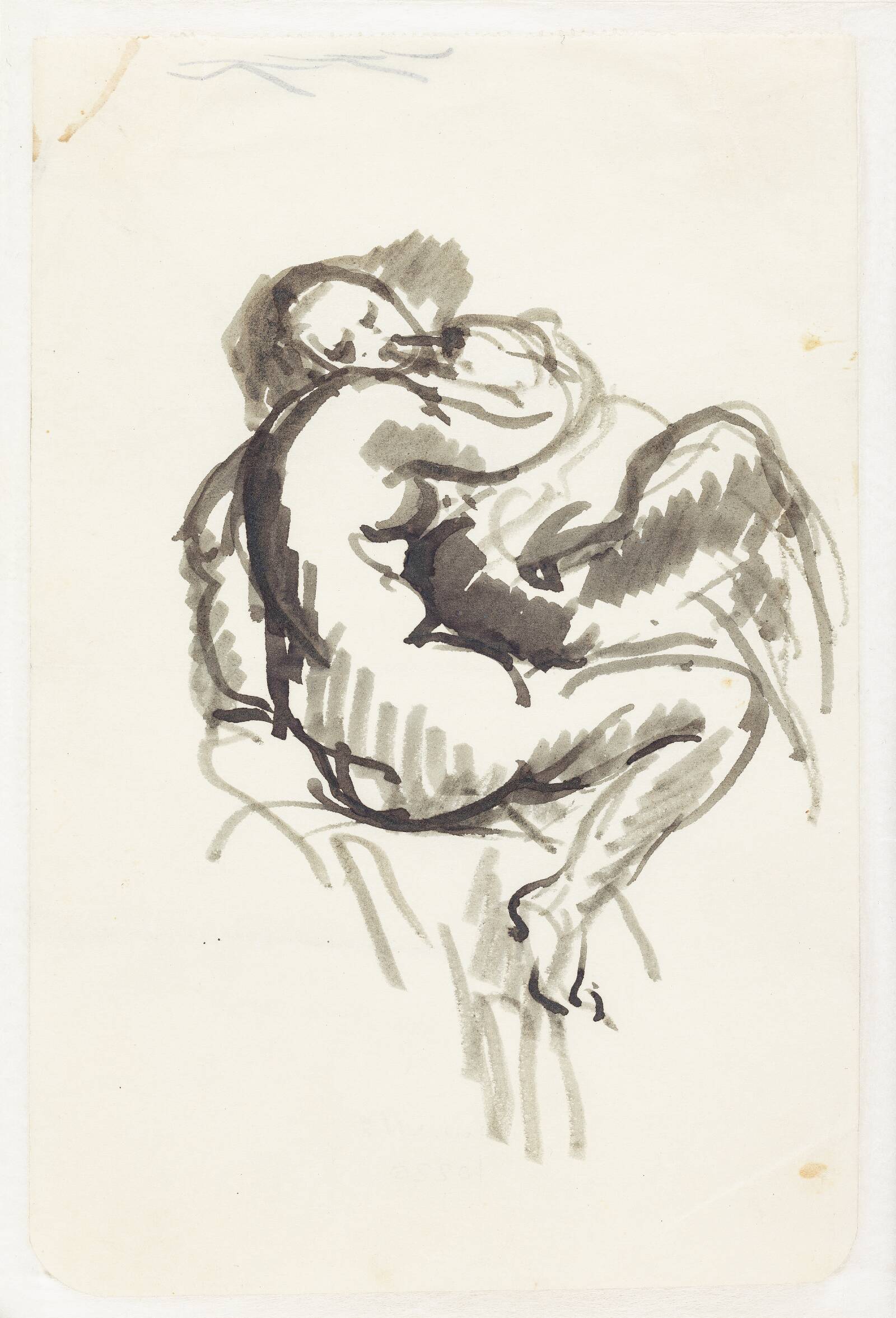 Studie til "Leda med svanen", Kai Nielsen, 1918